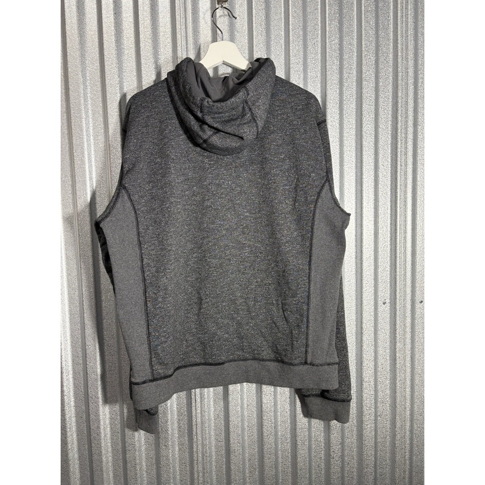 Marwin Sports Mens Hoodie Large L Gray Pullover Sweatshirt Kangaroo Pocket L - Picture 2 of 9